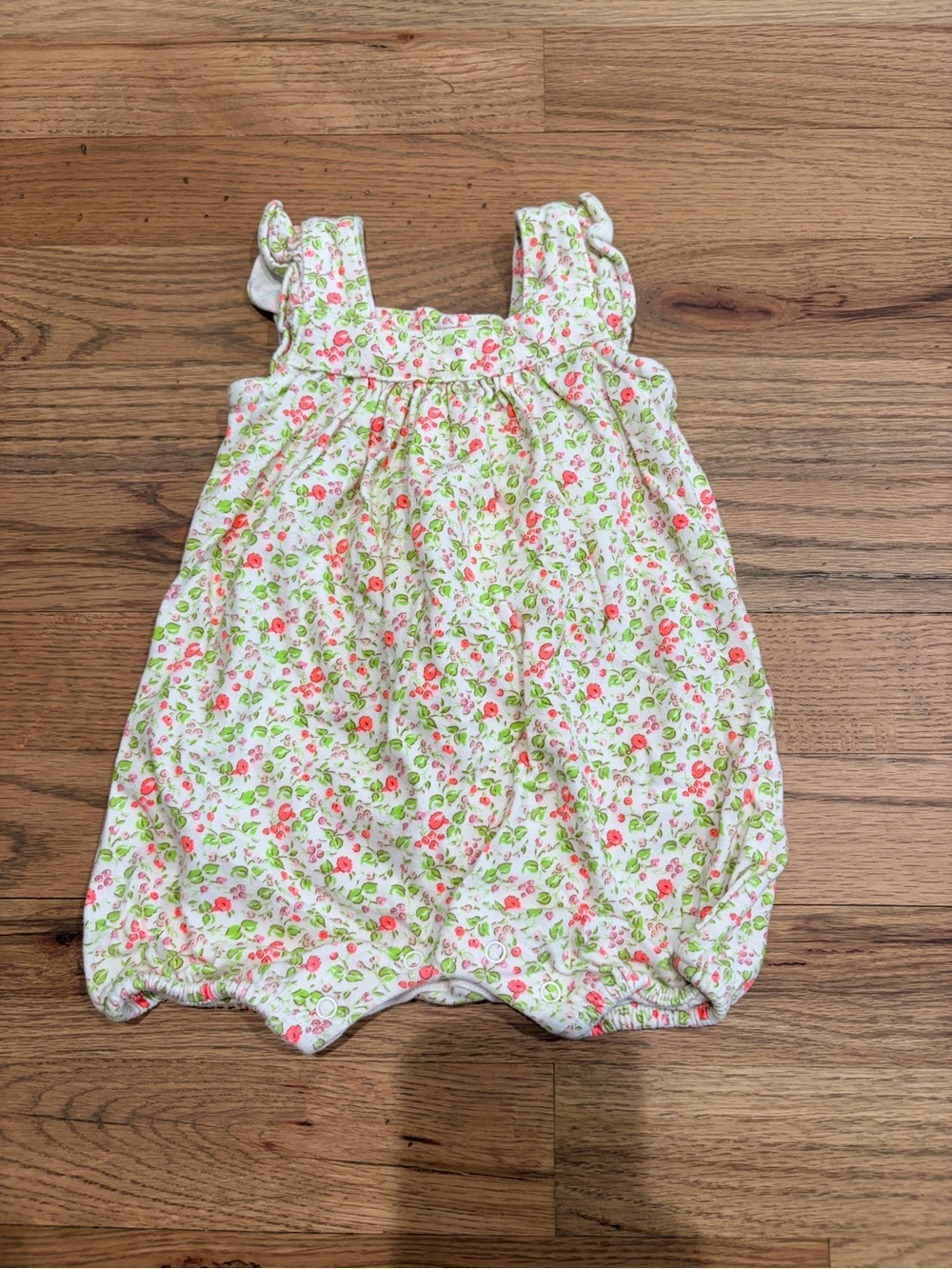 Gap baby girl floral print onesie romper